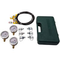 Hydrauliktester Hydraulik Manometer Set 250 - 600 bar Druckprüfer Werkzeug Test