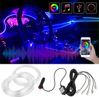 Forever Auto Innenbeleuchtung 6M Beleuchtung Innenraum Neonlicht,Atmosphärenlicht mit APP Steuerbare Ambientebeleuchtung Deko
