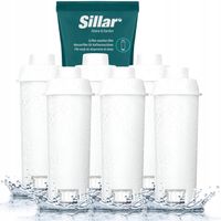 6x náhradný vodný filter Sillar pre kávovary Delonghi | Súprava náhradných filtrov pre kávovary | Filtračné kazety pre kávovary