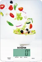 Schäfer Digitálne kuchynské váhy Váhy na pečenie Kuchynské váhy Salad Deisgn