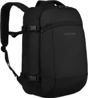 Peterson | Reiserucksack, mit Vakuumfach und USB-Anschluss, Schwarz, 33x49x20 cm