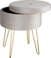 Sitzhocker mit Stauraum Ava 37,5 x 44,5 cm