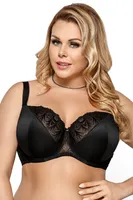 Gorsenia K425 Casablanca black 90F Měkká podprsenka