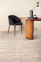 Loump Teppich 230x160 cm Wolle beige, grau.