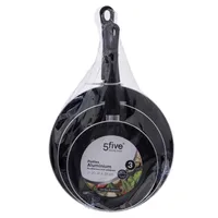 5 five simply smart - 3 aluminiumpfannen 20 24 28cm