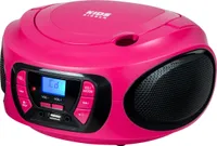 Bigben CD62RSUSBBT Pink Tisch Musik Player