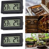 3x Thermometer Hygrometer Luftfeuchtigkeit Raumtemperatur Mini LCD Digital Thermometer Luftfeuchtigkeit Tester