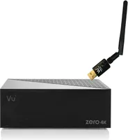 VU+ Plus Zero 4K DVB-S2X Multistream Linux HbbTV UHD 300Mbit Wlan Sat Receiver Schwarz