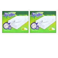 [80 Tücher] Swiffer Trocken Wischtücher Nachfüllpackung, [Swiffer]