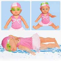Schwimmende Puppe Badepuppe Frühen Pädagogisches Kinderspielzeug Spielen Spielze 