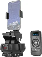Andoer YT1200 Motorizovaná otočná hlava 2-osá panoramatická hlava 360° otočná panoramatická hlava stativu 100M Bezdrátové dálkové ovládání 9 úrovní nastavitelné rychlosti Nosnost 1 kg s klipem na telefon pro kameru smartphonu nahrávání videa živé vysílání vlogu