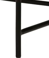 vidaXL Tisch-Set 2-tlg. MDF mit Messingbeschichtung
