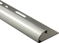 Viertelkreis Edelstahlschiene Profil Fliesenschiene Edelstahl V2A L250cm 10mm glänzend