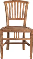 SIT Möbel Stuhl | aus recyceltem Teak-Holz massiv | natur | B 50 x T 55 x H 95 cm | 06254-01 | Serie SEADRIFT
