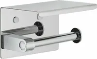 Toilettenpapierhalter mit Ablage, Chrom