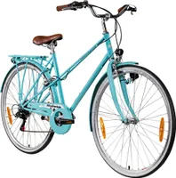 Galano Florenz Damenfahrrad 28 Zoll Stadtrad 155 - 185 cm Cityrad mit 6 Gängen retro Fahrrad