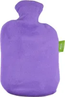 Fashy Wärmflasche 2 L mit Fleecebezug flieder