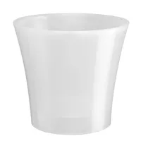Santino Arte Pflanztöpfe Ø 19.5 cm, H 17.5 cm – Transparent