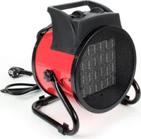 Wiltec Heizstrahler 3kW Keramik Heizgerät 3000W mit Thermostat 40m² Heizlüfter 3 Leistungsstufen