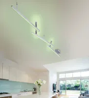 TRIO LED-Deckenleuchte anb 23W MELBY 2200lm 3000-5000K RGBW A+ al gebürstet Konv 651210507