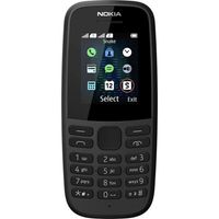 Nokia 105 - Dual SIM Handy (Ohne Simlock) Smartphone Mobiltelefon Schwarz