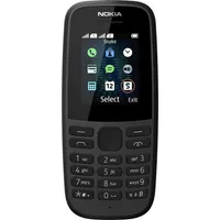 Nokia 105 - Dual SIM Handy (Ohne Simlock) Smartphone Mobiltelefon Schwarz