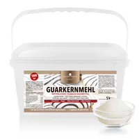GOLDEN PEANUT Gourmet Guarkernmehl hochviskos 5 kg, glutenfreies Verdickungsmittel, Bindemittel, Backen, Kochen, Eisherstellung
