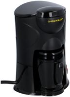 Dunlop - 1-Tassen-Kaffeemaschine 170W | Dauerfilter | ideale Reise-Kaffeemaschine | Anschluss an Zigarettenanzünder |für PKW, LKW, Wohnmobil | mit An- und Ausschalter (12V), Schwarz