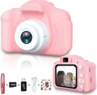 Kinderkamera, Kinderkameras, mit 2.0-Zoll,Cartoon-Aufkleber,1080P HD 32GB,USB