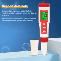 5-in-1-Wasserqualitaetsteststift, Chlor, PH, ORP, H2, Temperaturtestmessgeraet, multifunktionaler Marikultur-Wasserqualitaetstester fuer Trinkwasser, Aquarium, Aquakultur, Schwimmbad