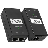 Extralink POE-24-12W 230V, PoE Injector,24V,0.5A,12W,einschließlich Kabel,Fast Ethernet,Kurzschluss- und Überspannungsschutz, Zwei RJ-45 Ports, PoE Ad