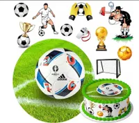 Fußballplatz Fußball Tortenaufleger Torte Tortenbild Fototorte Zuckerbild Game Premium 0,6cm (M64)