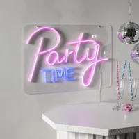 Dekoracja LED napis Party Time PLEXY