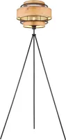 Globo Lighting Stehleuchte Metall schwarz matt, 1x E27
