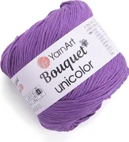 YarnArt Bouquet Unicolor Baumwollgarn 3213 Violett, 200m/100g