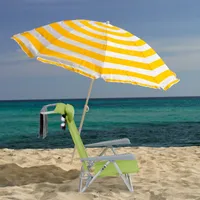 relaxdays Skladacie lehátko s vankúšom na krk