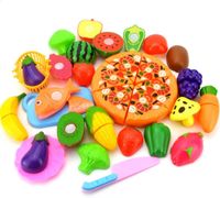 Kinder Schneiden Obst Gemüse Spielzeug Set Küche Rollenspiel Spielen Spielzeug 