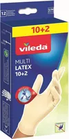 12x Vileda Multi Latex Einmalhandschuhe Größe S/M Einweghandschuhe Latexhandschu