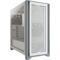 Corsair 4000D AIRFLOW - Midi Tower - PC - Kunststoff - Stahl - Gehärtetes Glas - Weiß - ATX - Gaming