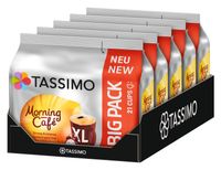 TASSIMO Morning Café XL 5er Pack T Discs Kaffee Kapseln 5 x 21 Getränke Big Pack