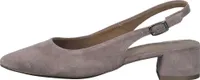 Tamaris Damen Pumps Leder Slingback Blockabsatz spitze Form 1-29500-42, Größe:39 EU, Farbe:Grau