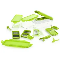 Genius Nicer Dicer Chef, Set 16-teilig Grün