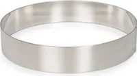 tortenring 20 x 4,5 cm Edelstahl silber