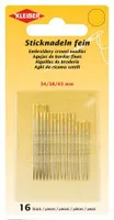 KLEIBER Sticknadel-Set fein 16-teilig 34, 38, 43 mm