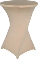 80x110cm koktejlové ubrusy Stretch Elastan koktejlový stůl Cover Fabric pro svatbu, banket a party (Champagne)