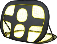 Outtec® Skladacia futbalová bránka, vyskakovacia bránka - 120x84x84 cm - futbalové tréningové vybavenie pre deti a dospelých - vrátane siete, kotvy do zeme - záhrada, tréning
