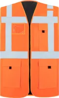 Korntex KXCMFP | Padded Comfort Executive Safety Vest Wismar CO² Neutral - Farbe: Signal Orange - Größe: 5XL