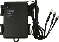 Krippenzubehör Batteriebox f. 3x AA, ON/OFF/TIMER mit 3 LED