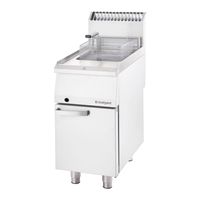 Gas-Fritteuse als Standgerät Serie 700 ND - Einzel-Fritteuse 17 Liter, 15 kW, 400x700x850 mm