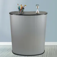 Skládací stoly Recepční stoly Recepční pulty Recepční stůl Stříbrný